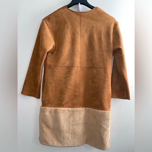 Zara NWOT Faux Fur and Suede Jacket - Picture 6 of 10